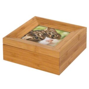 CAJA DE MADERA CON MARCO DE FOTOGRAFÍA EN TRES TAMAÑOS